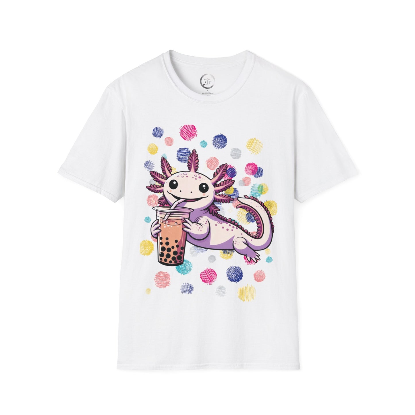 Axolotl Loves Boba T-shirt