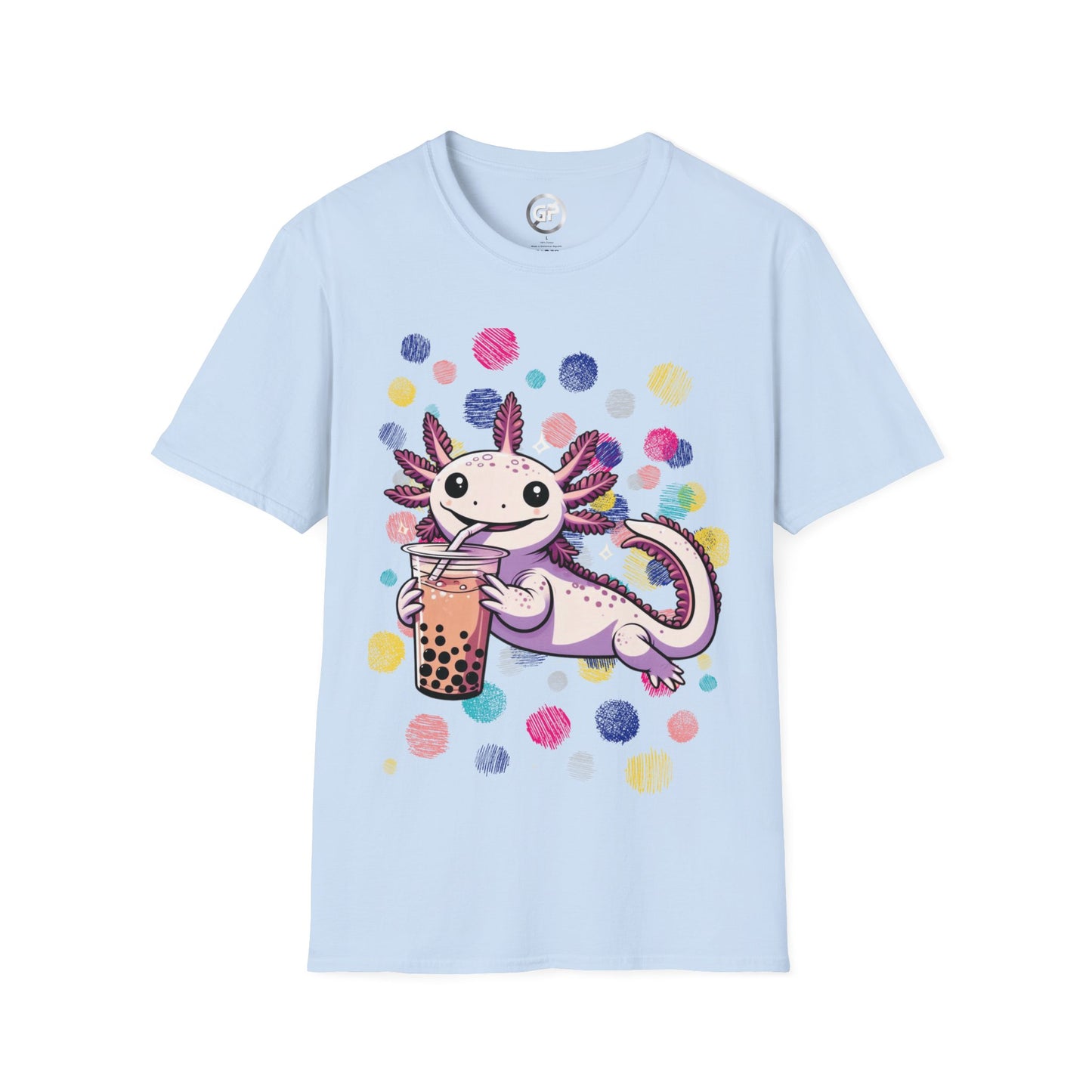 Axolotl Loves Boba T-shirt