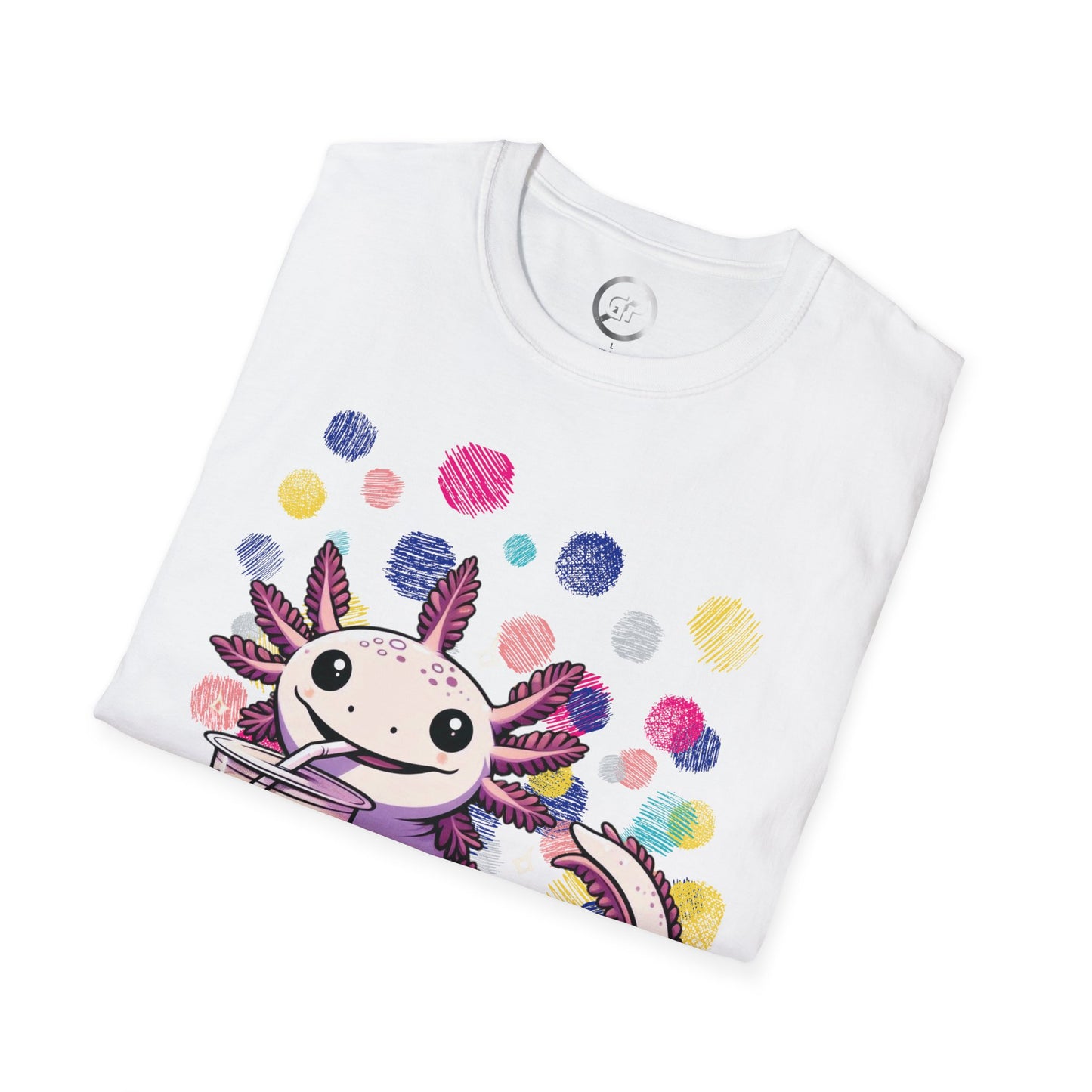 Axolotl Loves Boba T-shirt