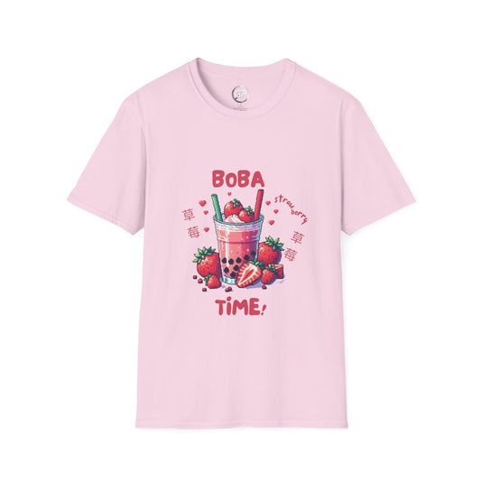 Boba Time: Strawberry T-shirt